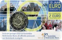 10 Jaar Euro 2 Euro 2012 Coincard BU